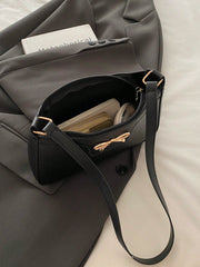 Fashion Solid Colour Mini Handbag – Women's Stylish Underarm Crossbody Purse