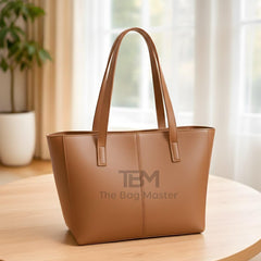 Premium Tan Tote Bag for Women – Stylish Everyday Handbag