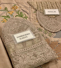 Luxury Lawn Collection 2026 – Heavy Embroidered 3PC Designer Suit Rs.6600
