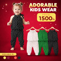 Kids Western Cotton Jersey Collection – Soft & Stylish Outfits (1–6 Years) Rs.1500
