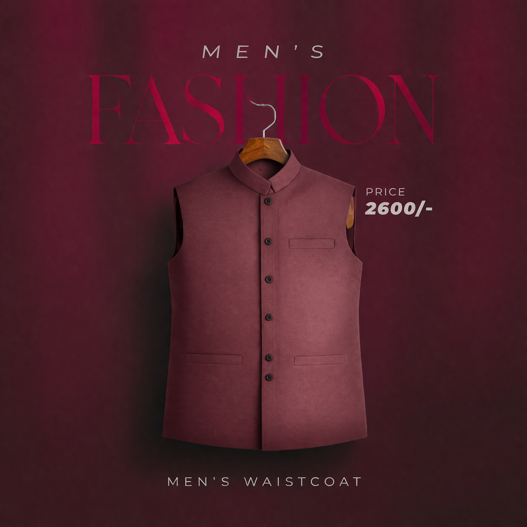SnappyWear Premium Waistcoat – All Colors Available (Rs. 2500)