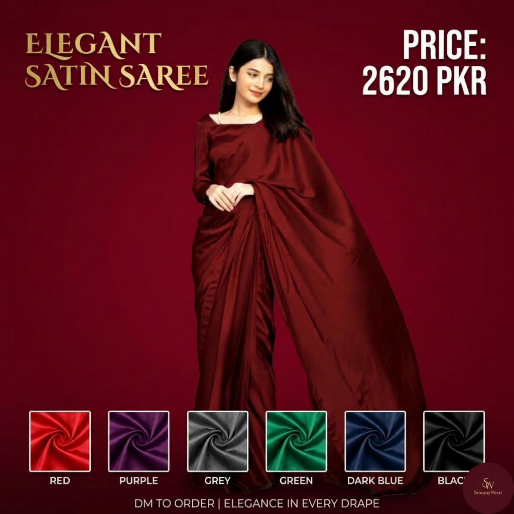 Elegant Silk Saree Set with Stitched Blouse & Petticoat – 7 Yards Luxury Saree