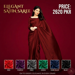 Elegant Silk Saree Set with Stitched Blouse & Petticoat – 7 Yards Luxury Saree