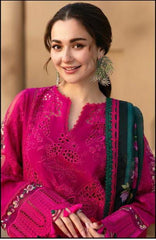 Burgundy Embroidered Lawn Suit 3PC – Premium Summer Collection 2026 | Snappywear