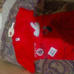 Stylish Red & Grey Boys Suit – Party Wear Outfit for Kids (PKR 1000)