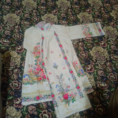 Floral Printed Girls Kurta Set – Soft & Breathable Kids Ethnic Wear